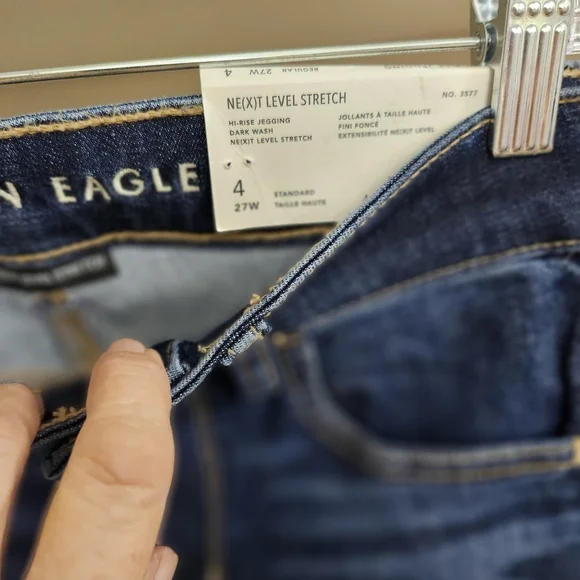 American Eagle Outfitters Dark Blue Skinny Jeans - Picture 4 of 5